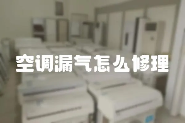 空調(diào)漏氣怎么修理