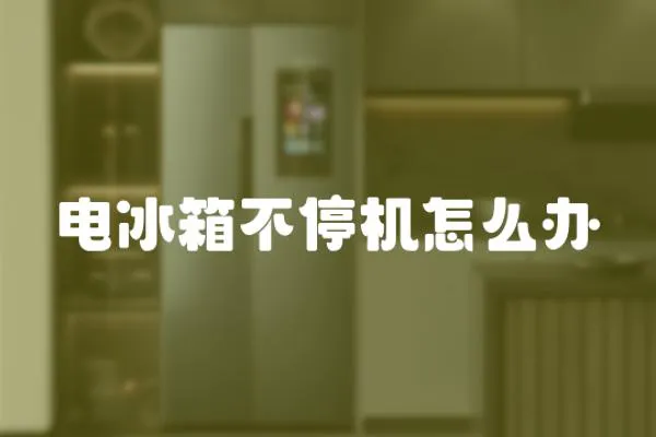 電冰箱不停機怎么辦