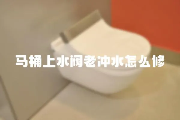 馬桶上水閥老沖水怎么修