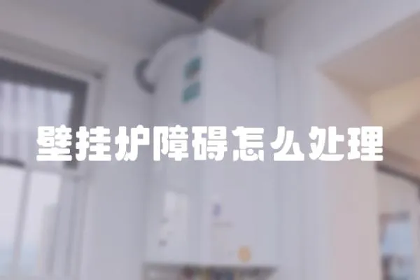 壁掛爐障礙怎么處理