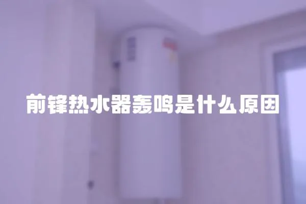 前鋒熱水器轟鳴是什么原因