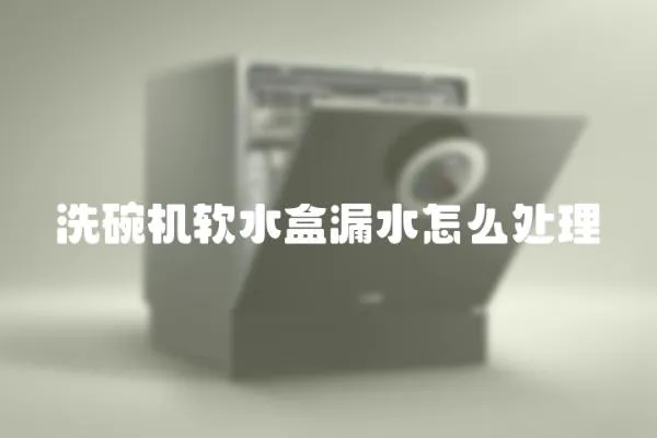 洗碗機軟水盒漏水怎么處理