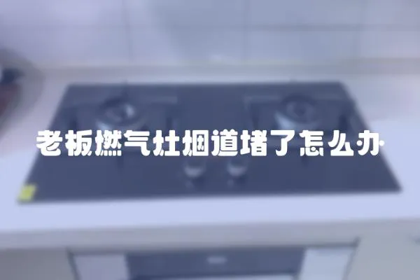 老板燃氣灶煙道堵了怎么辦