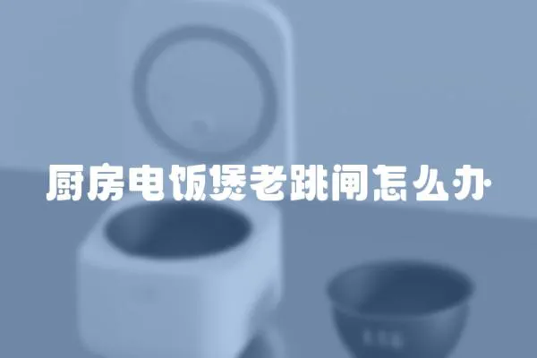 廚房電飯煲老跳閘怎么辦