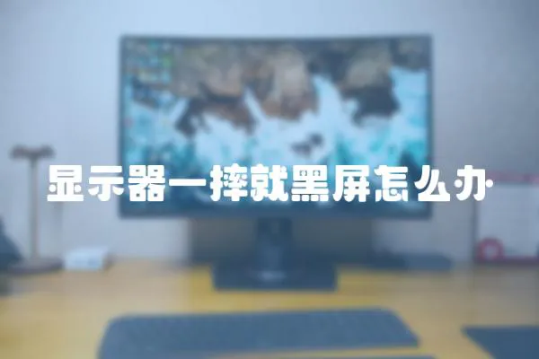 顯示器一摔就黑屏怎么辦