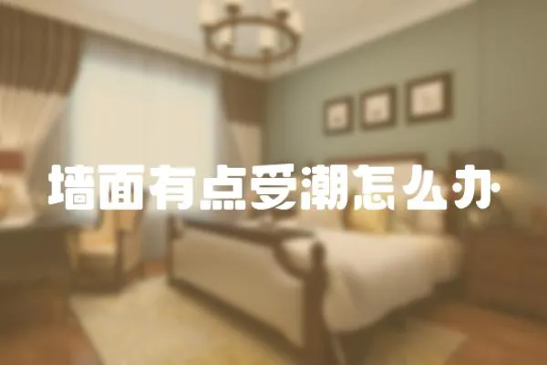 墻面有點(diǎn)受潮怎么辦