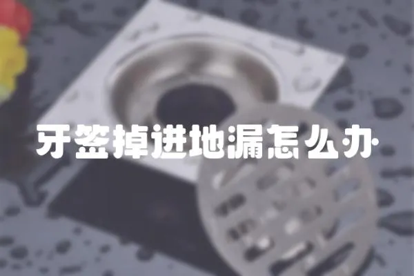 牙簽掉進地漏怎么辦