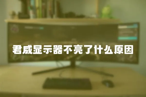 君威顯示器不亮了什么原因