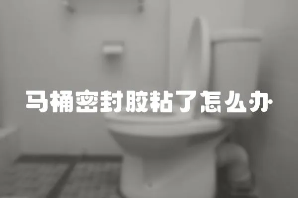 馬桶密封膠粘了怎么辦