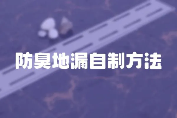 防臭地漏自制方法