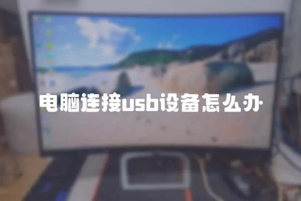 電腦連接usb設備怎么辦
