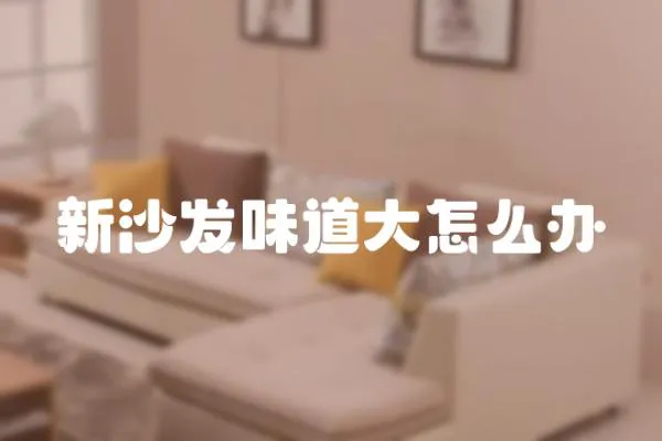 新沙發(fā)味道大怎么辦