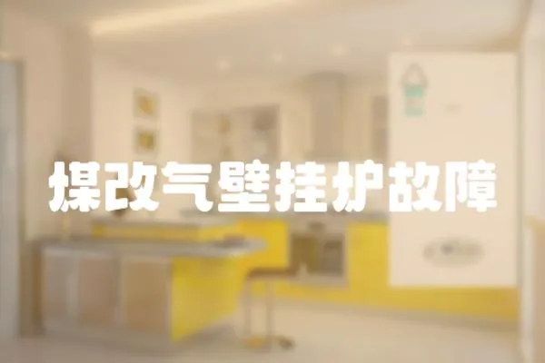 煤改氣壁掛爐故障