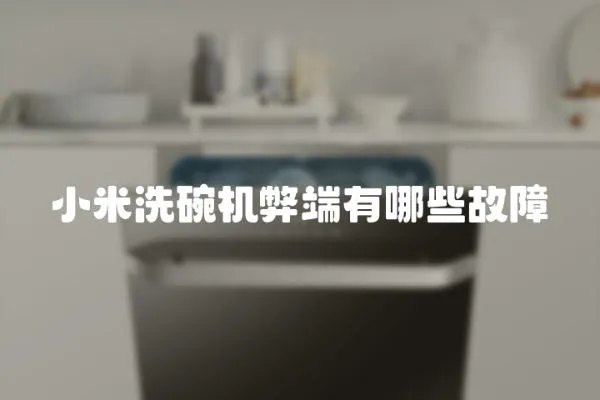小米洗碗機弊端有哪些故障