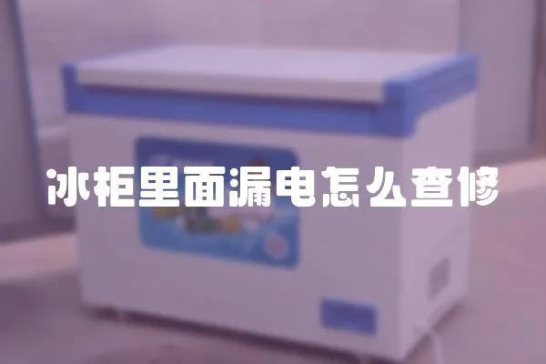 冰柜里面漏電怎么查修