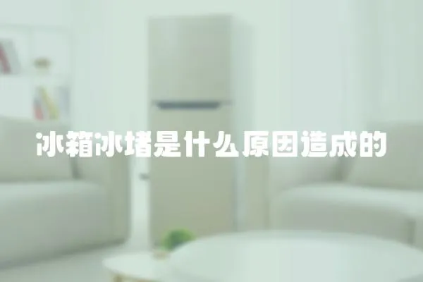 冰箱冰堵是什么原因造成的