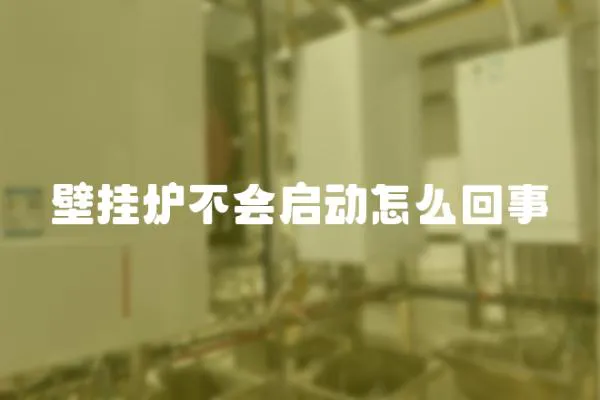 壁掛爐不會啟動怎么回事