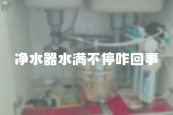 凈水器水滿不停咋回事