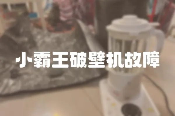 小霸王破壁機(jī)故障