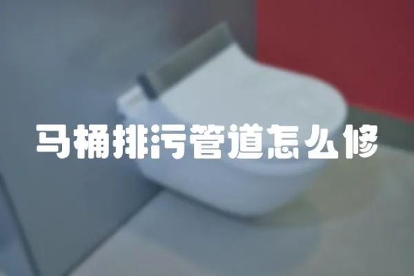 馬桶排污管道怎么修