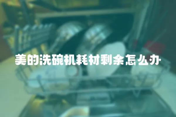 美的洗碗機耗材剩余怎么辦