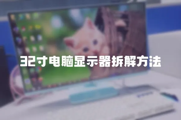32寸電腦顯示器拆解方法