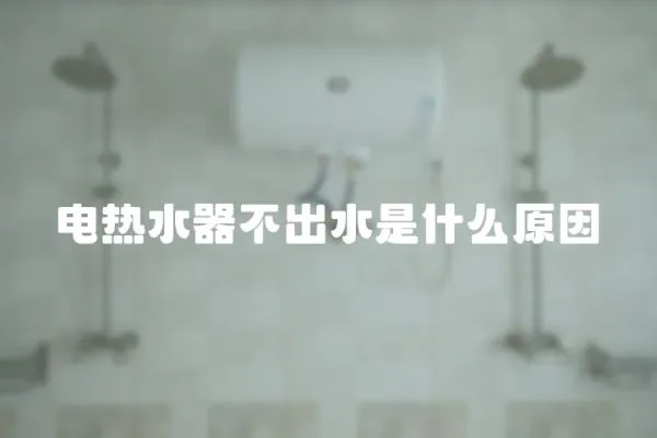電熱水器不出水是什么原因