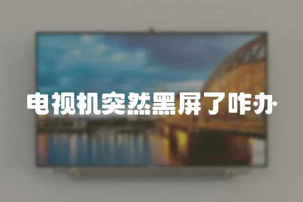 電視機突然黑屏了咋辦