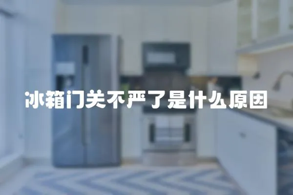 冰箱門關不嚴了是什么原因