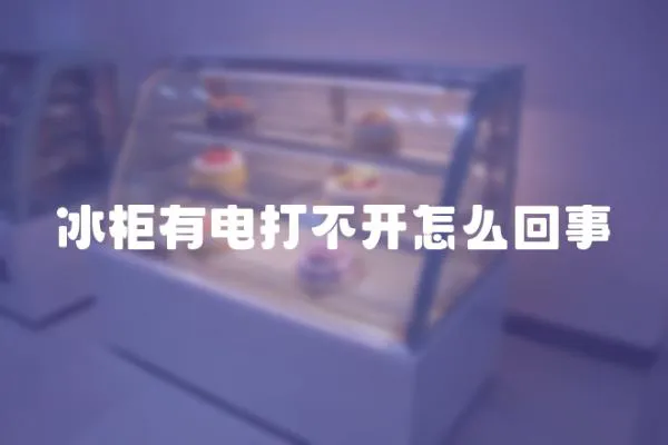 冰柜有電打不開怎么回事