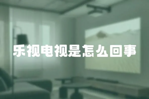 樂視電視是怎么回事