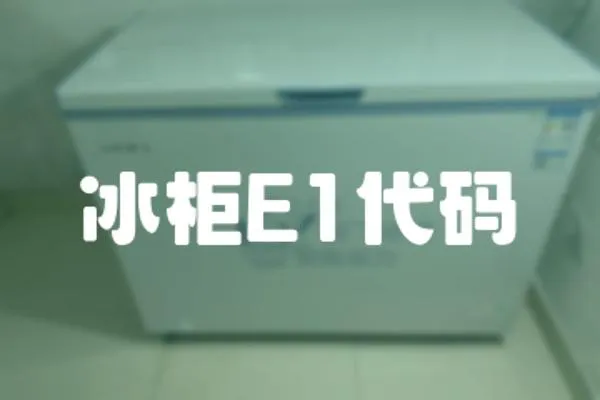 冰柜E1代碼