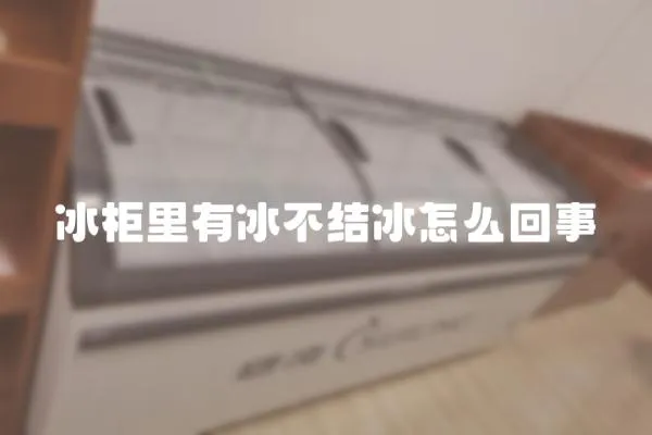 冰柜里有冰不結冰怎么回事