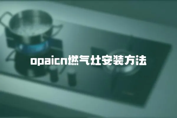 opaicn燃?xì)庠畎惭b方法