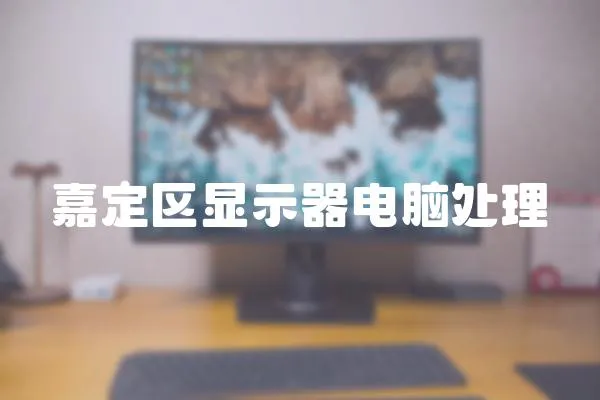 嘉定區(qū)顯示器電腦處理