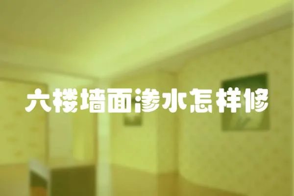 六樓墻面滲水怎樣修