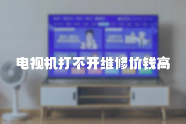 電視機打不開維修價錢高