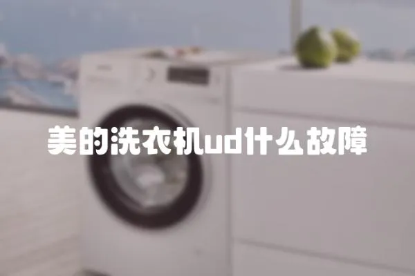 美的洗衣机ud什么故障