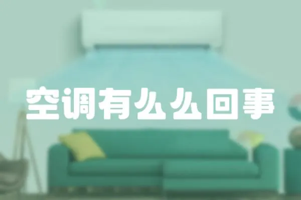 空調(diào)有么么回事