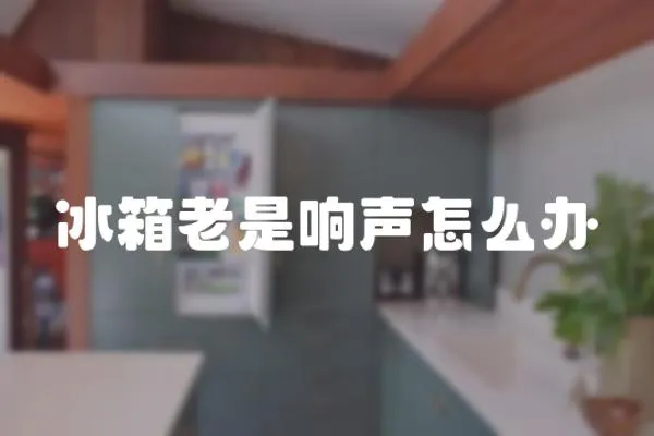 冰箱老是響聲怎么辦