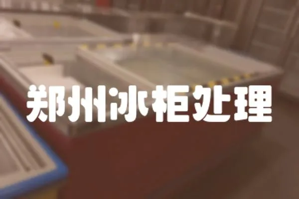 鄭州冰柜處理