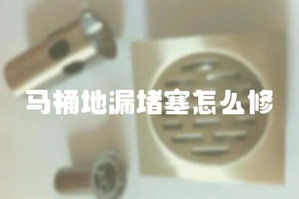 馬桶地漏堵塞怎么修