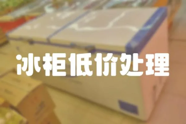 冰柜低價處理