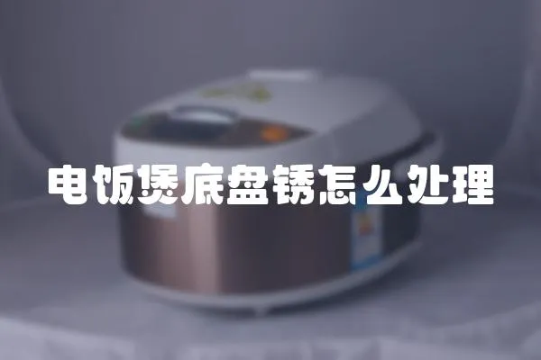 電飯煲底盤銹怎么處理