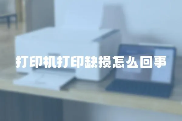 打印機打印缺損怎么回事