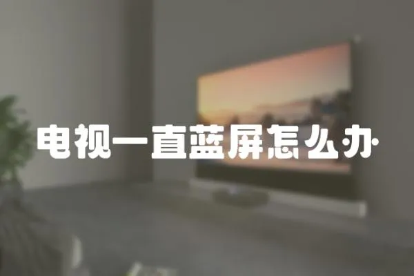 電視一直藍屏怎么辦
