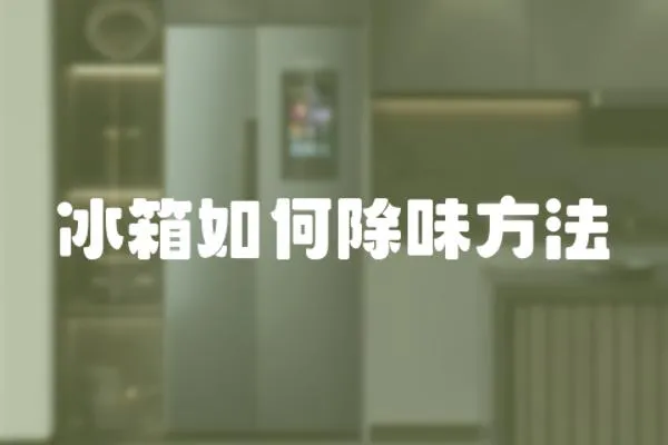 冰箱如何除味方法