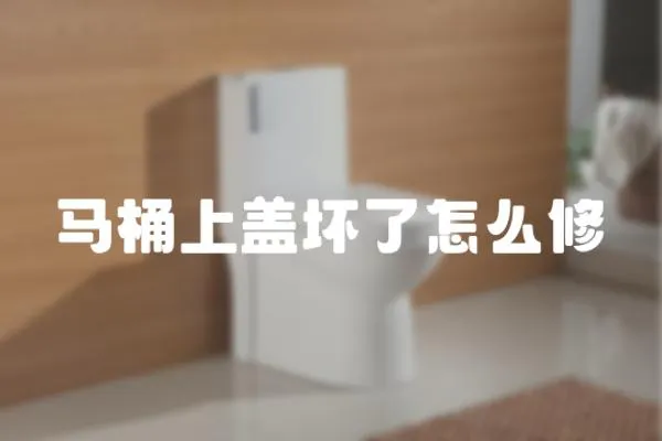馬桶上蓋壞了怎么修