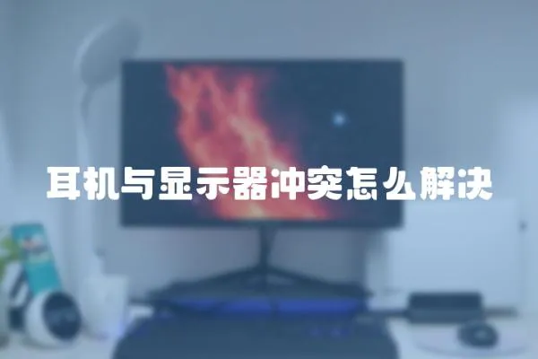 耳機與顯示器沖突怎么解決