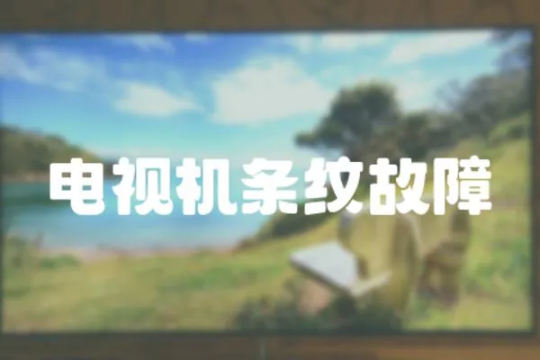 電視機條紋故障